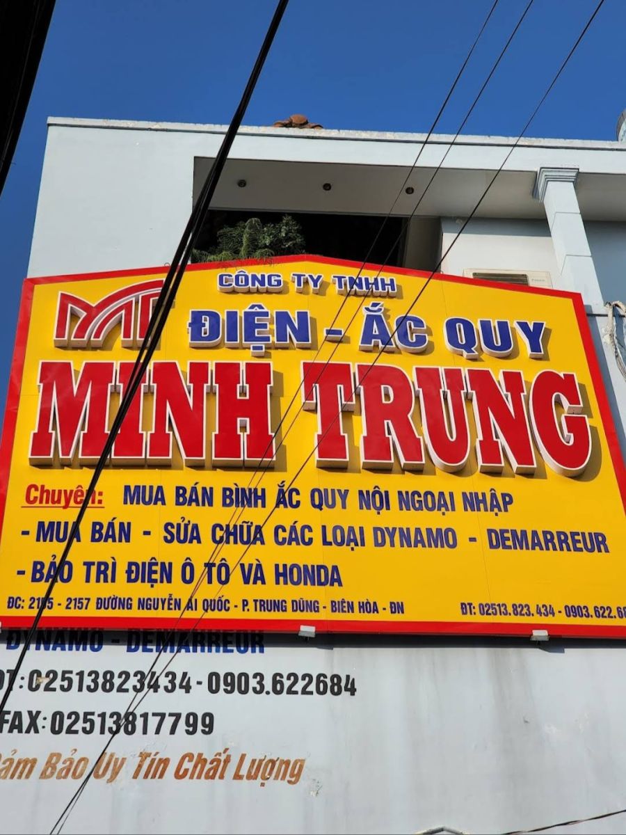 CÔNG TY TNHH ĐIỆN VÀ ẮC QUY MINH TRUNG