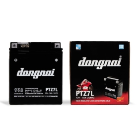 Ắc quy khô miễn bảo dưỡng Đồng Nai PTZ7L - 12V - 7Ah