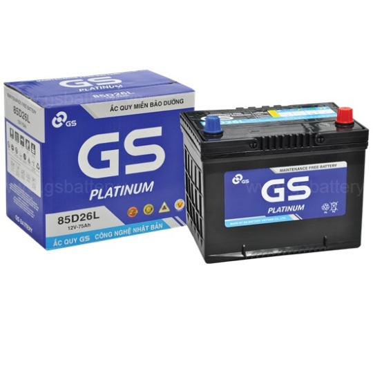 Ắc quy GS MF 85D26L/R 12V-75AH
