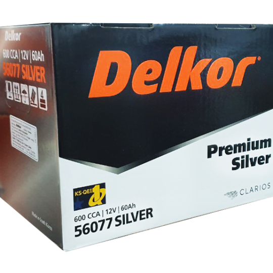 Ắc quy Delkor DIN 56077 SILVER ( 12v - 60Ah)