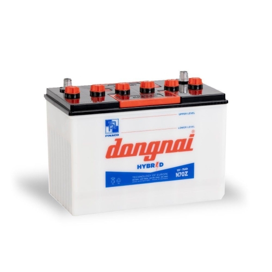 Ắc Quy Hybrid Đồng Nai N70Z - 12V - 75Ah
