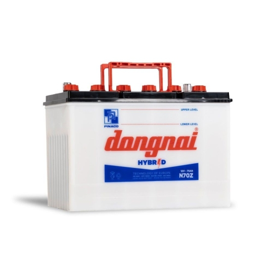 Ắc Quy Hybrid Đồng Nai N70Z - 12V - 75Ah
