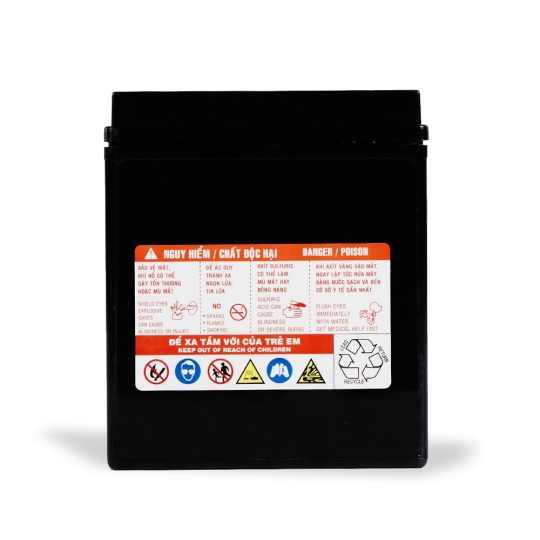 Ắc quy khô miễn bảo dưỡng Đồng Nai PTZ7L - 12V - 7Ah