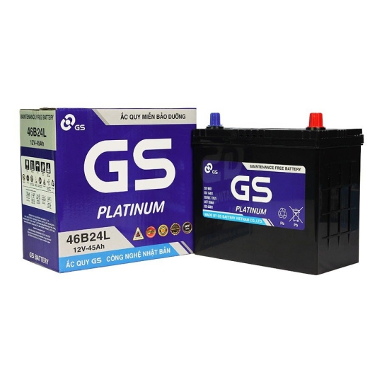 ẮC QUY GS MF 46B24R/L/(s) 12V-45AH