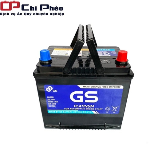 ẮC QUY GS MF 55D23R/L 12V-60AH