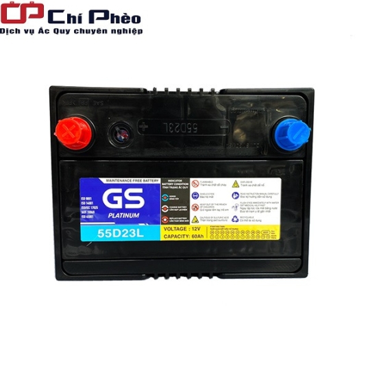 ẮC QUY GS MF 55D23R/L 12V-60AH