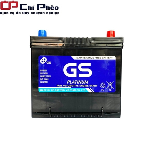 ẮC QUY GS MF 55D23R/L 12V-60AH