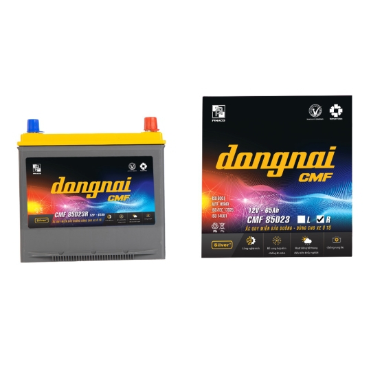 Ắc quy khô miễn bảo dưỡng Đồng Nai CMF 85D23R - 12V - 65Ah